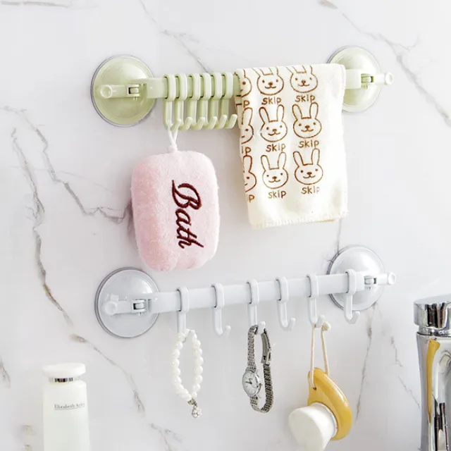 Shower & Kitchen Storage Hooks with Suction Cups